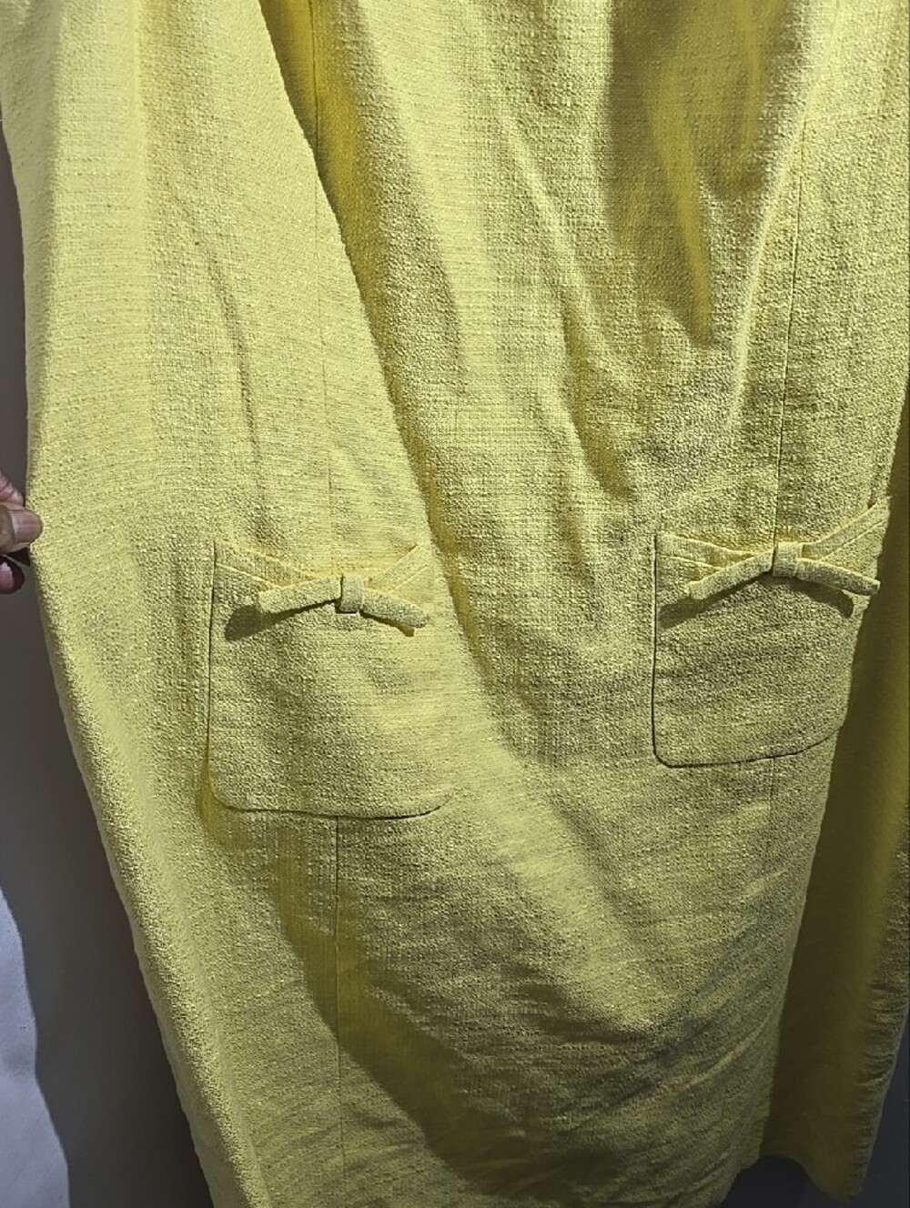 Talbots ,  Yellow Sleeveless Dress - Picture 3 of 4
